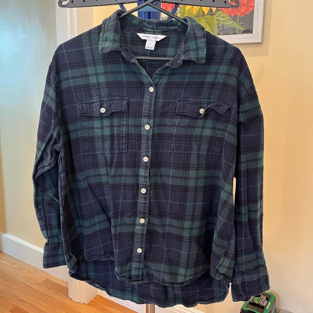 Old Navy Boyfriend flannel shirt